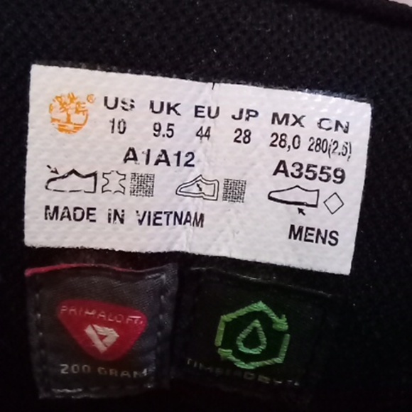 Good used timberland boots size 10 mens - Picture 4 of 8